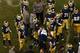 SOUTH BEND, IN - NOVEMBER 17: Head coach Brian Kelly of the Notre Dame Fighting Irish (with towel) yells instructions to his team during a game against the Wake Forest Demon Deacons at Notre Dame Stadium on November 17, 2012 in South Bend, Indiana. Notre Dame defeated Wake Forest 38-0. (Photo by Jonathan Daniel/Getty Images)