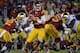 LOS ANGELES, CA - NOVEMBER 24: Max Wittek #13 of the USC Trojans looks to pass during a 22-13 loss to the Notre Dame Fighting Irish at Los Angeles Memorial Coliseum on November 24, 2012 in Los Angeles, California. (Photo by Harry How/Getty Images)