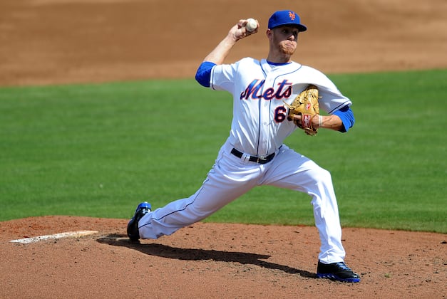 Zack Wheeler Pitches in Game for First Time Since Oblique Strain