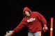 Jan 12, 2013; Oklahoma City, OK, USA; Tim Kennedy enters the ring in his bout with Trevor Smith (not shown) in their Strikeforce MMA Lightweight bout at the Chesapeake Energy Arena. Mandatory Credit: Mark D. Smith-USA TODAY Sports