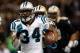 NEW ORLEANS, LA - DECEMBER 30: DeAngelo Williams #34 of the Carolina Panthers scores a touchdown as he runs past Elbert Mack #44 of the New Orleans Saints at the Mercedes-Benz Superdome on December 30, 2012 in New Orleans, Louisiana. (Photo by Chris Graythen/Getty Images)