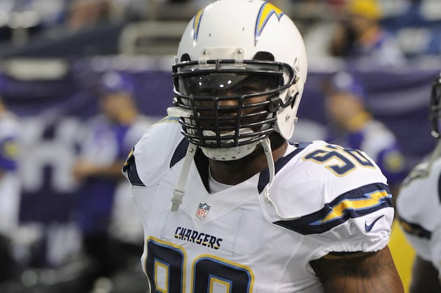 Aubrayo Franklin Leaves Chargers