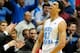 CHAPEL HILL, NC - FEBRUARY 23: James Michael McAdoo #43 of the North Carolina Tar Heels reacts after forcing the North Carolina State Wolfpack into a shot clock violation during play at the Dean Smith Center on February 23, 2013 in Chapel Hill, North Carolina. North Carolina won 76-65. (Photo by Grant Halverson/Getty Images)