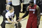 Watch Cavs' Fan Rush Court Wearing Message for LeBron