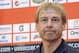 Feb 5, 2013; San Pedro Sula, HONDURAS; USA coach Jurgen Klinsmann at a press conference at the Real Intercontinental hotel in advance of the 2014 FIFA World Cup qualifying match against Honduras. Mandatory Credit: Kirby Lee-USA TODAY Sports