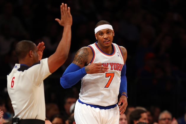 Grading Carmelo Anthony's Return Against the Orlando Magic