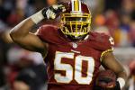 Skins' LB Rob Jackson Suspended 4 Games