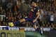VALENCIA, SPAIN - FEBRUARY 03: Sergio Busquets of Barcelona controls the ball during the La Liga match between Valencia and Barcelona Estadio Mestalla on February 3, 2013 in Valencia, Spain. (Photo by Manuel Queimadelos Alonso/Getty Images)