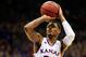 LAWRENCE, KS - MARCH 02: Ben McLemore #23 of the Kansas Jayhawks shoots a free throw during the game against the West Virginia Mountaineers at Allen Fieldhouse on March 2, 2013 in Lawrence, Kansas. (Photo by Jamie Squire/Getty Images)