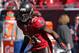 November 25, 2012; Tampa, FL, USA; Tampa Bay Buccaneers cornerback E.J. Biggers (31) works out prior to the game against the Atlanta Falcons at Raymond James Stadium. Mandatory Credit: Kim Klement-USA TODAY Sports