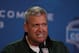 Feb 21, 2013; Indianapolis, IN, USA; New York Jets coach Rex Ryan speaks at a press conference during the 2013 NFL Combine at Lucas Oil Stadium. Mandatory Credit: Brian Spurlock-USA TODAY Sports