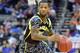Mar 14, 2013; Kansas City, MO, USA; Baylor Bears guard Pierre Jackson (55) brings the ball up court against the Oklahoma State Cowboys in the first half during the second round of the Big 12 tournament at the Sprint Center. Mandatory Credit: Peter G. Aiken-USA TODAY Sports
