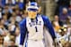GREENSBORO, NC - MARCH 15: The Duke Blue Devils mascot performs against the Maryland Terrapins during the quarterfinals of the ACC Men's Basketball Tournament at Greensboro Coliseum on March 15, 2013 in Greensboro, North Carolina. (Photo by Streeter Lecka/Getty Images)