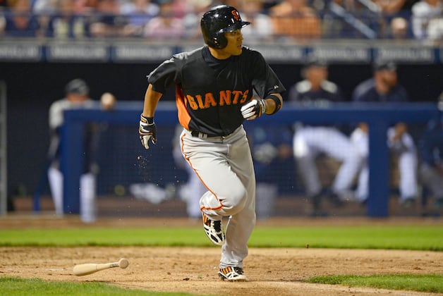 Giants Reassign Tanaka, Two Catchers to Minor League Camp