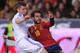 GIJON, SPAIN - MARCH 22: Cesc Fabregas (R) of Spain is tackled by Joona Toivio of Finland during the FIFA 2014 World Cup Qualifier between Spain and Finland at estadio El Molinon on March 22, 2013 in Gijon, Spain. (Photo by Denis Doyle/Getty Images)