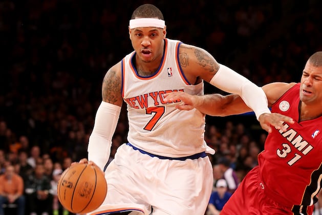 Anthony Scores 37, Knicks Clinch Playoff Berth