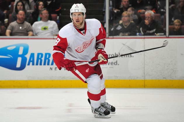 Abdelkader Records First Career Hat Trick in Red Wings' Win