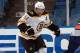UNIONDALE, NY - SEPTEMBER 12: Craig Cunningham #61 of the Boston Bruins skates against the New York Islanders during a rookie game exhibition at Nassau Coliseum on September 12, 2011 in Uniondale, New York. The Bruins defeated the Islanders 8-5. (Photo by Bruce Bennett/Getty Images)