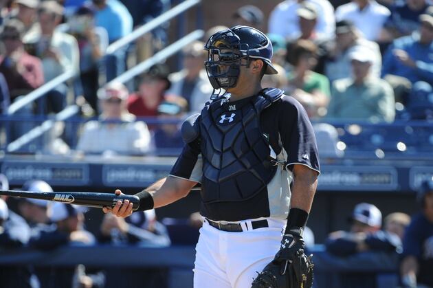 Jesus Montero Carted off After Being Hit in Head by Swing