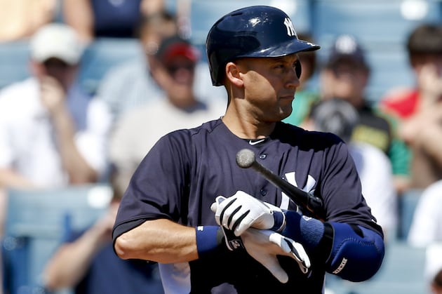 Yankees' Jeter Plays DH in Minor League Game