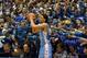 DURHAM, NC - FEBRUARY 13: James Michael McAdoo #43 of the North Carolina Tar Heels looks to throw the ball inbounds against the Duke Blue Devils during their game at Cameron Indoor Stadium on February 13, 2013 in Durham, North Carolina. (Photo by Streeter Lecka/Getty Images)