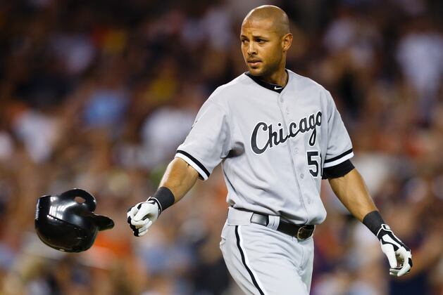 Alex Rios Scratched from Tonight's Lineup vs. Dodgers