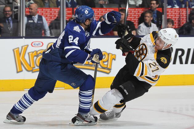 Liles out for Remainder of Game vs. Bruins