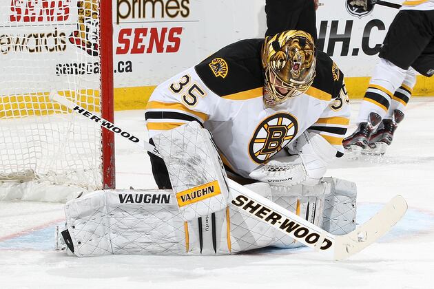 Khudobin Gets Second Straight Start for Bruins