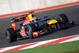 Nov 18, 2012; Austin, TX, USA; Formula One driver Sebastian Vettel (1) drives down the front stretch during the United States Grand Prix at the Circuit of the Americas. Mandatory Credit: Jerome Miron-USA TODAY Sports
