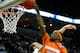 MEMPHIS, TN - MARCH 27: Jonny Flynn #10 of the Syracuse Orange goes up for a dunk over Taylor Griffin #32 of the Oklahoma Sooners in the second half during the NCAA Men's Basketball Tournament South Regionals at the FedExForum on March 27, 2009 in Memphis, Tennessee. The Sooners defeated the Orange 84-71. (Photo by Joe Murphy/Getty Images)