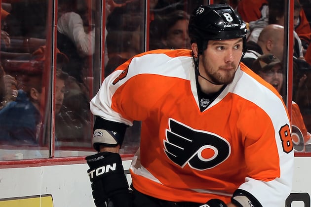 Flyers Defenseman Nicklas Grossmann out with Upper-Body Injury