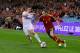 MADRID, SPAIN - OCTOBER 16: Andres Iniesta (R) of Spain takes on Mathieu Debuchy of France during the FIFA 2014 World Cup Qualifier between Spain and France at estadio Vicente Calderon on October 16, 2012 in Madrid, Spain. (Photo by Denis Doyle/Getty Images)