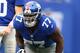 EAST RUTHERFORD, NJ - OCTOBER 07: Kevin Boothe #77 of the New York Giants in action against the Cleveland Browns during their game at MetLife Stadium on October 7, 2012 in East Rutherford, New Jersey. (Photo by Al Bello/Getty Images)