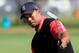ORLANDO, FL - MARCH 25: Tiger Woods reacts to a birdie attempt on the 9th hole during the final round of the Arnold Palmer Invitational presented by MasterCard at the Bay Hill Club and Lodge on March 25, 2013 in Orlando, Florida. (Photo by Sam Greenwood/Getty Images)