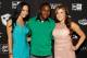 LAS VEGAS - FEBRUARY 15: Kendra Perez (L) UFC fighter Melvin Guillard and UFC Octagon Girl Brittney Palmer arrive at UFC, Famous Stars and Straps and New Era's 'The Magic Party' at XS the nightclub on February 15, 2011 in Las Vegas, Nevada. (Photo by Isaac Brekken/Getty Images)