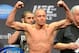 Mar 15, 2013; Montreal, Quebec, Canada; Georges St.Pierre during the weight-in for UFC 158 at the Bell Centre. Mandatory Credit: Eric Bolte-USA TODAY Sports