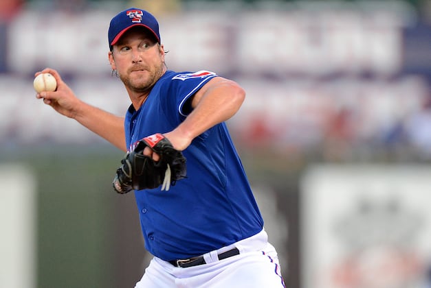 Derek Lowe Is the Rangers' Long Man