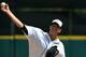 LAKELAND, FL - MARCH 10: Pitcher Rick Porcello #21 of the Detroit Tigers starts against the Washington Nationals March 10, 2013 at Joker Marchant Stadium in Lakeland, Florida. (Photo by Al Messerschmidt/Getty Images)