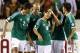 HOUSTON, TX - OCTOBER 12: Andres Guadardo #18 of Mexico celebrates his goal with Javier Hernandez #14 and Javier Rodrigues #2 against Guyana at BBVA Compass Stadium on October 12, 2012 in Houston, Texas. Mexico defeated Guyana 5-0. (Photo by Bob Levey/Getty Images)