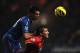 Chelsea's Cesar Azpilicueta battles Southampton's Luke Shaw for a ball in the 2-2 draw between the teams on Jan. 16 at Stamford Bridge.