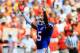 GAINESVILLE, FL - SEPTEMBER 01: Loucheiz Purifoy #15 of the Florida Gators asks the crowd for noise during the game against the Bowling Green Falcons at Ben Hill Griffin Stadium on September 1, 2012 in Gainesville, Florida. (Photo by Sam Greenwood/Getty Images)