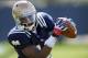 Jan 4, 2013; Miami, FL, USA; Notre Dame Fighting Irish wide receiver Davonte' Neal (19) during practice for the 2013 BCS National Championship game against the Alabama Crimson Tide at Nova Southeastern University. Mandatory Credit: Steve Mitchell-USA TODAY Sports