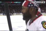 Watch: Mr. T Scores Goal from Center-Ice at Hawks' Game
