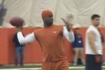 Vince Young Throws at Texas' Pro Day