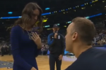 Fan Proposes After Cunning Half-Court Shot Ruse
