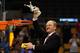 BOSTON, MA - MARCH 24: Head coach Thad Matta and the Ohio State Buckeyes cuts down the net after defeating the Syracuse Orange during the 2012 NCAA Men's Basketball East Regional Final at TD Garden on March 24, 2012 in Boston, Massachusetts. (Photo by Jim Rogash/Getty Images)