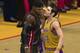 Jerry West getting all up in LeBron James' grill. (Image via NBA 2K13)