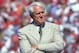 10 Sep 2000: Bill Walsh of the San Francisco 49ers moves to block the line during the game against the Carolina Panthers at 3Com Park in San Francisco, California. The Panthers defeated the 49ers 38-22.Mandatory Credit: Tom Hauck /Allsport
