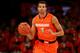 NEW YORK, NY - MARCH 16: Michael Carter-Williams #1 of the Syracuse Orange brings the ball up court in the first half against the Louisville Cardinals during the final of the Big East Men's Basketball Tournament at Madison Square Garden on March 16, 2013 in New York City. (Photo by Elsa/Getty Images)