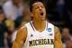 AUBURN HILLS, MI - MARCH 23: Trey Burke #3 of the Michigan Wolverines reacts in the first half against the Virginia Commonwealth Rams during the third round of the 2013 NCAA Men's Basketball Tournament at The Palace of Auburn Hills on March 23, 2013 in Auburn Hills, Michigan. (Photo by Gregory Shamus/Getty Images)